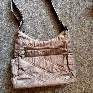 Lug Cable Car Satchel Shoulder Bag Walnut